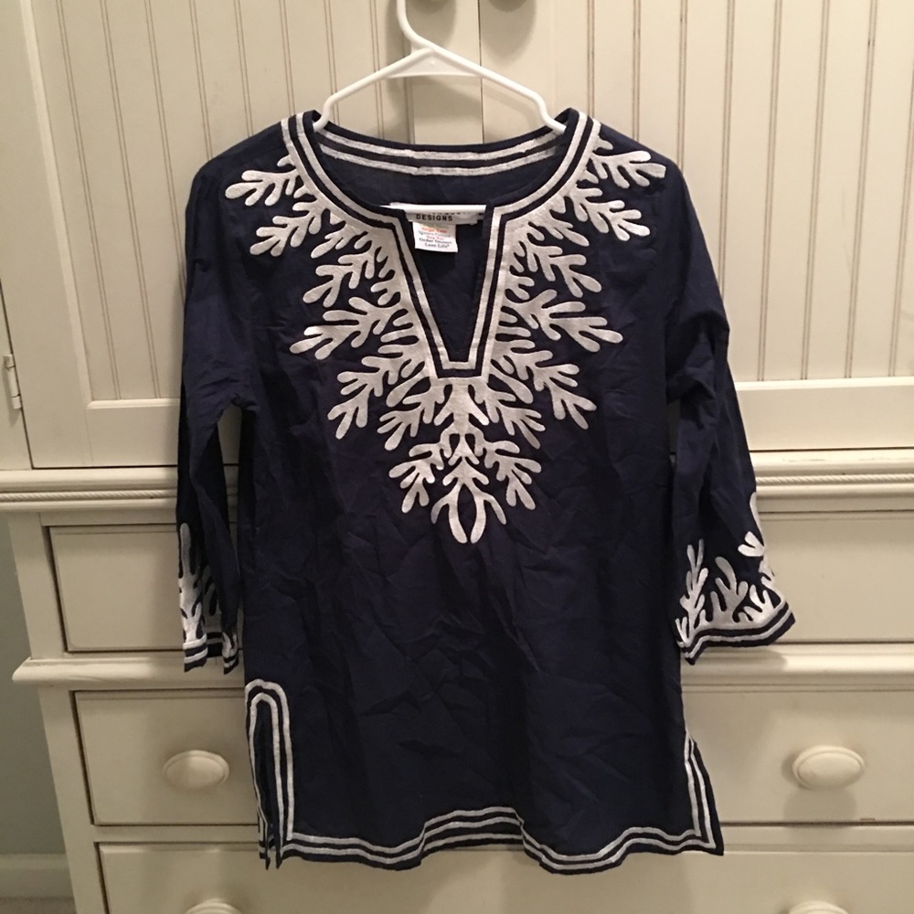 Gretchen Scott Designs Embroidered Tunic